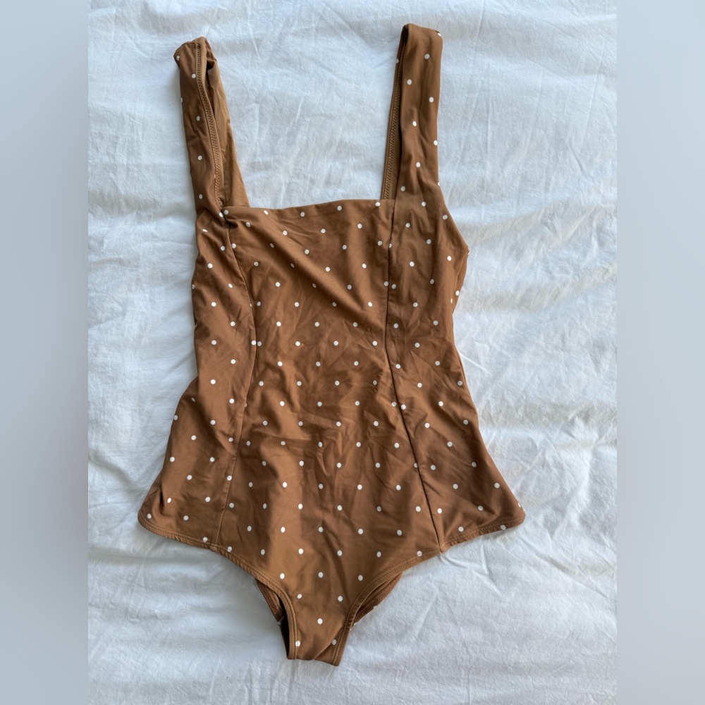 WeWoreWhat Tan Swimsuit